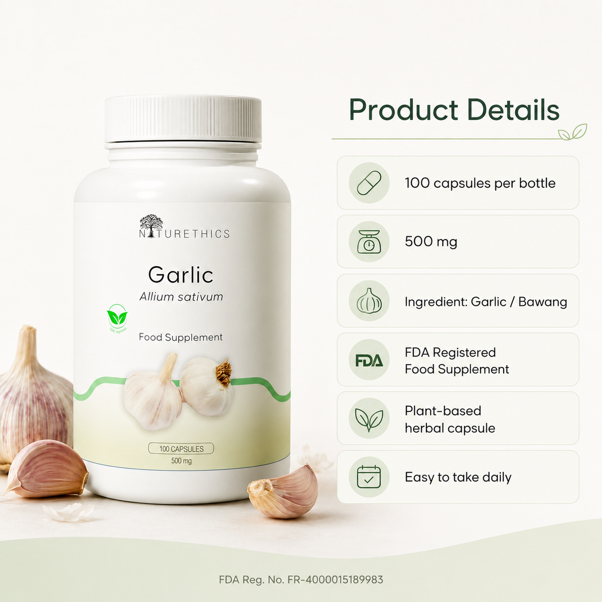 Garlic Capsules 100s