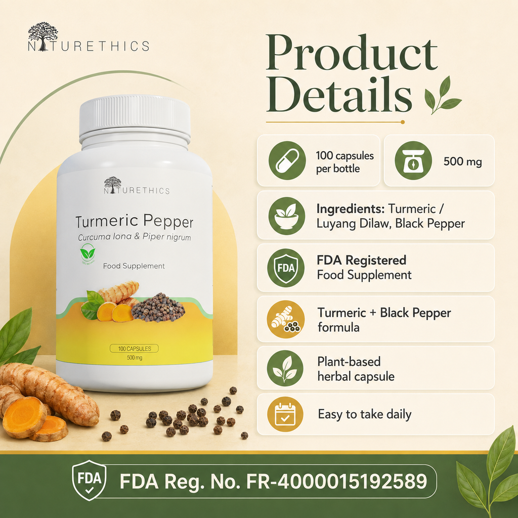 Turmeric Black Pepper Capsules 100s