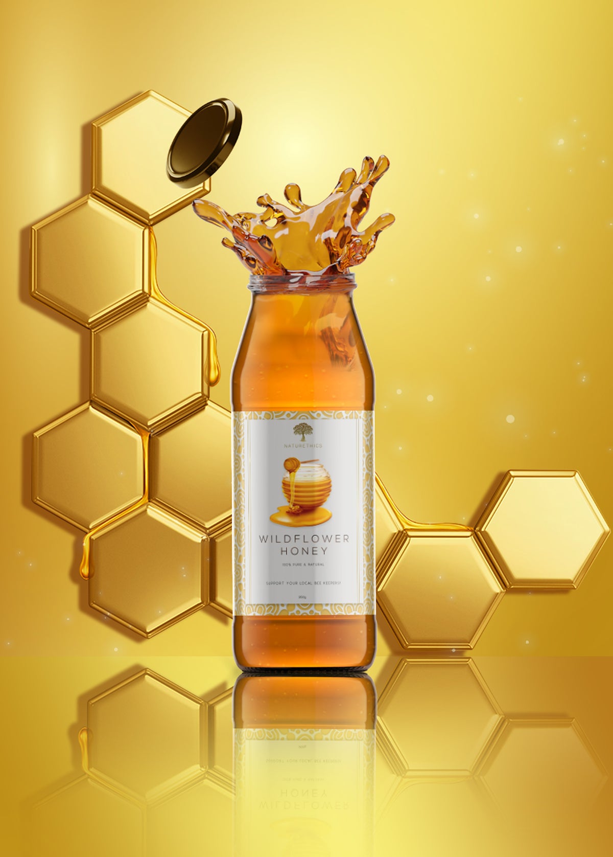 100% Pure Wildflower Honey