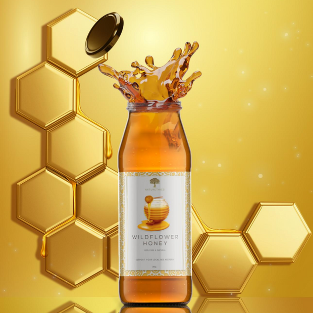 100% Pure Wildflower Honey - Bundle of 2