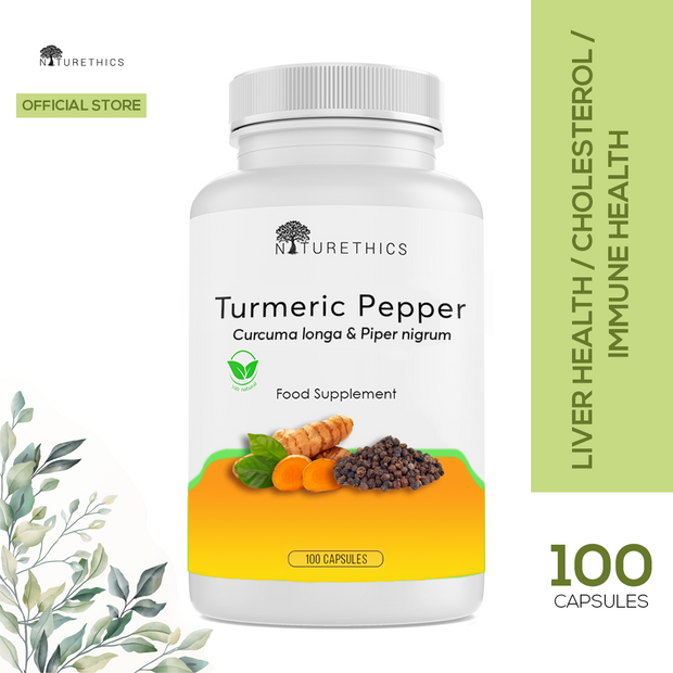 Turmeric Black Pepper Capsules 100s